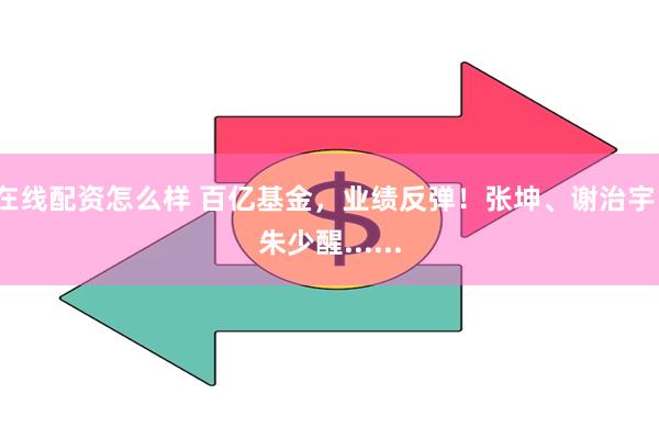 在线配资怎么样 百亿基金，业绩反弹！张坤、谢治宇、朱少醒......