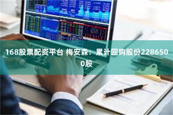 168股票配资平台 梅安森：累计回购股份2286500股