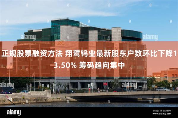 正规股票融资方法 翔鹭钨业最新股东户数环比下降13.50% 筹码趋向集中